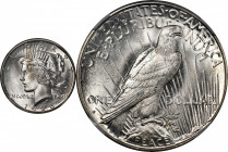 1925-S Peace Silver Dollar. MS-65 (NGC).

Our multiple offerings of such examples in this sale notwithstanding, the 1925-S is a leading condition ra...