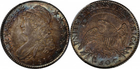1818 Capped Bust Half Dollar. O-109a. Rarity-2. MS-61 (PCGS). CAC.

Wonderfully original surfaces are boldly toned, with cobalt blue peripheral irid...