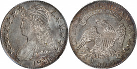 1825 Capped Bust Half Dollar. O-115. Rarity-2. AU-58 (PCGS). CAC.

Mint records report a mintage of nearly 3 million half dollars for calendar year ...