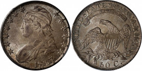 1827 Capped Bust Half Dollar. O-119. Rarity-4. Square Base 2. MS-63+ (PCGS). CAC.

An exciting offering for advanced Bust half dollar enthusiasts, t...
