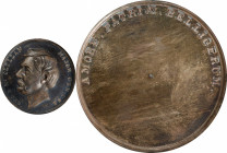 Civil War Identification Tag. Unissued. McClellan. Maier-Stahl 1Ma, DeWitt-GMcC 1864-88. White Metal. MS-64 (NGC).

44.3 mm. Fields on both sides ar...