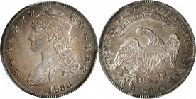 1836 Capped Bust Half Dollar. Lettered Edge. O-104. Rarity-4+. MS-62 (PCGS).

A popular transitional issue in the Capped Bust half dollar series, th...