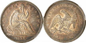 1839 Liberty Seated Half Dollar. Drapery. WB-7. Rarity-3. EF-45 (PCGS). CAC.

PCGS# 6232. NGC ID: 24GL.

From the Abigail Collection, Part II.

...