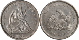 1841 Liberty Seated Half Dollar. WB-2. Rarity-3. AU Details--Cleaned (PCGS).

PCGS# 6236. NGC ID: 24GR.

From the Abigail Collection, Part II.

...