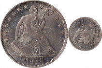 1858-S Liberty Seated Half Dollar. WB-10. Rarity-3. Large S. AU Details--Surfaces Smoothed (PCGS).

PCGS# 6295.

From the Abigail Collection, Part...