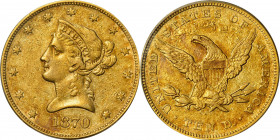 1870-CC Liberty Head Eagle. Winter 1-A. EF-40 (PCGS). OGH.

Here is a highly significant 1870-CC eagle, a well known and eagerly sought rarity in th...