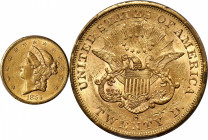 1854-S Liberty Head Double Eagle. AU-58 (PCGS).

Offered is a lovely and scarce near-Mint example of this historic California Gold Rush era issue. I...