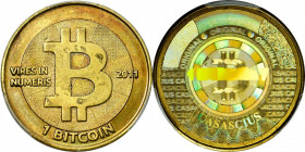 2011 Casascius 1 Bitcoin (BTC). Brass. Loaded (Unredeemed). Firstbits 13CEMJaT. Series 1. CASACIUS Error. 28.5 mm. MS-63 (PCGS).

The 2011 Casascius...
