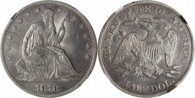 1878-CC Liberty Seated Half Dollar. WB-1, the only known dies. Rarity-4. VF Details--Cleaned (NGC).

The final Carson City Mint half dollar, the 187...