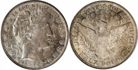 1894-S Barber Half Dollar. MS-64 (PCGS). CAC.

This richly original example exhibits mottled steel-olive and russet toning to a base of warm pearl-g...
