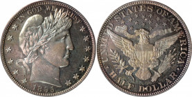 1895 Barber Half Dollar. Proof-65 (PCGS). CAC.

A richly and originally toned specimen with outstanding eye appeal. Technically superior, as well, a...