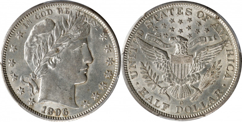 1896-O Barber Half Dollar. AU-58 (PCGS). CAC.

An extraordinary offering for t...