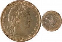 1898-O Barber Half Dollar. Unc Details--Cleaned (NGC).

Only 874,000 half dollars were coined at the New Orleans facility in 1898. This example some...