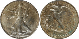 1937 Walking Liberty Half Dollar. Proof-67+ (PCGS). CAC.

Dusted with mustard-gold patina lending a fully original appearance overall. Sharply struc...