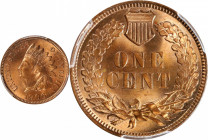 1906 Indian Cent. MS-66 RD (PCGS).

Vivid frosty surfaces are drenched in lovely deep rose-red mint color. An ideal candidate for inclusion in a hig...