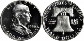 1956 Franklin Half Dollar. FS-901. Type I Reverse. Proof-68+ Cameo (NGC).

The Mint made a slight alteration to the Franklin half dollar design part...