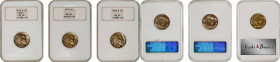 Lot of (3) Early to Middle Date Buffalo Nickels. MS-64 (NGC). OH.

Included are: 1913-D Type I; 1919; and 1929-S.

From the Old Time Buffalo Set....