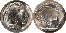 1935 Buffalo Nickel--Broadstruck--MS-61 (NGC).

A halo of blank planchet around much of the periphery on both sides confirms the stated Mint error. ...