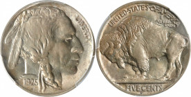 1925-S Buffalo Nickel. MS-64 (PCGS). CAC.

Lightly toned in iridescent golden-tan, this lovely near-Gem also sports full satin luster. The strike is...