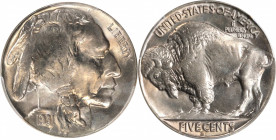 1931-S Buffalo Nickel. MS-66+ (PCGS).

An exceptional premium Gem 1931-S, with unusually intense mint luster and remarkably clean surfaces. One of t...