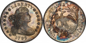 1795 Draped Bust Silver Dollar. BB-52, B-15. Rarity-8 as a Specimen. Centered Bust. Specimen-65 (PCGS).

We are honored to present this historic Spe...