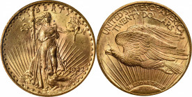1922 Saint-Gaudens Double Eagle. MS-63 (NGC).

Lustrous satin surfaces are sharply struck and expectably smooth for the assigned grade. Apricot and ...