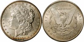 1879-CC Morgan Silver Dollar. VAM-3. Top 100 Variety. Capped Die. MS-62 (PCGS).

A lustrous, satiny example with appreciable cartwheel visual effect...