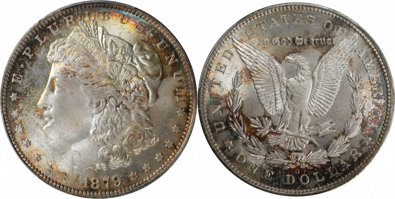 1879-O Morgan Silver Dollar. MS-65+ (PCGS).

The '79-O is a favorite among col...