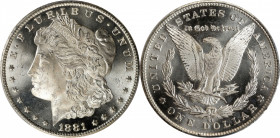 1881-CC Morgan Silver Dollar. MS-66 (PCGS). CAC.

Fully struck with intense mint frost, this brilliant and smooth Gem is a lovely survivor from a mi...