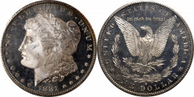 1881-S Morgan Silver Dollar. MS-66 DMPL (PCGS). CAC.

Gorgeous bright silver surfaces are untoned apart from a blush or two of iridescent reddish-go...