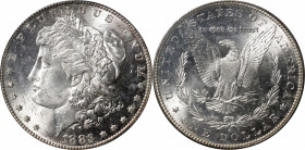 1883-S Morgan Silver Dollar. MS-63 (PCGS). CAC. OGH.

A brilliant, intensely lustrous example with swirling cartwheel frost to both sides. The strik...
