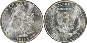 1885-CC Morgan Silver Dollar. MS-65 (PCGS). OGH.

Sharply struck, satin white Gem quality for this popular low mintage entry in the Carson City Mint...