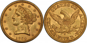 1859-S Liberty Head Half Eagle. MS-63 (PCGS). CAC.

This extraordinary coin is one of the most significant offerings from the Hendricks Set. It is a...