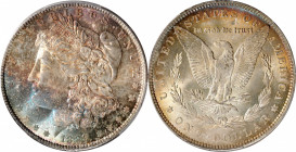 1889 Morgan Silver Dollar. MS-66+ (PCGS). CAC.

Beautiful toning in vivid reddish-apricot, pinkish-rose and cobalt blue iridescence is bolder on the...