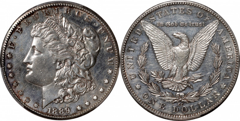 1889-CC Morgan Silver Dollar. AU Details--Harshly Cleaned (PCGS).

The scarces...