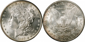 1889-S Morgan Silver Dollar. MS-66 (PCGS).

Intensely lustrous satin-white surfaces are brilliant apart from faint champagne-rose highlights here an...