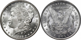 1892-CC Morgan Silver Dollar. MS-64 (PCGS).

Frosty and predominantly brilliant, this snow-white beauty also sports sharp to full striking detail ov...