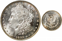 1893-O Morgan Silver Dollar. MS-63 (NGC). CAC. OH.

Semi-reflective fields and sharply to fully impressed design elements confirm this as a superior...