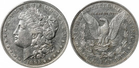 1893-S Morgan Silver Dollar. EF-40 (PCGS).

Lustrous EF quality for this fabled key date Morgan dollar issue. Both sides are brilliant and also reta...