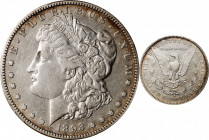 1893-S Morgan Silver Dollar. EF-40 (PCGS).

An attractive pearl-gray piece with blushes of warmer reddish-gold patina here and there around the peri...