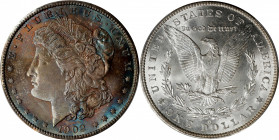 1902-O Morgan Silver Dollar. MS-66+ (PCGS).

This high-end premium Gem Morgan dollar exhibits well-detailed design elements and vibrant mint luster ...