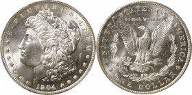 1904-O Morgan Silver Dollar. MS-67 (PCGS).

The final New Orleans Mint silver dollar, the 1904-O was produced to the extent of 3,720,000 pieces, the...