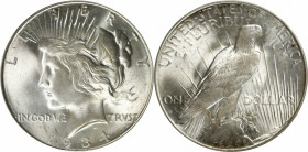 1934-D Peace Silver Dollar. MS-66 (PCGS).

Exceptionally smooth and well preserved in a survivor of this challenging issue, both sides also offer st...