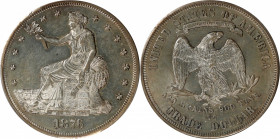 1876-CC Trade Dollar. Type I/II. MS-62 (PCGS).

One of the key dates to this complex series in full Mint State and a delightful example for the date...