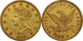 1838 Liberty Head Eagle. AU-50 (PCGS).

Offered is a rare and highly desirable coin, one of the finest certified Liberty Head eagles of the brief an...