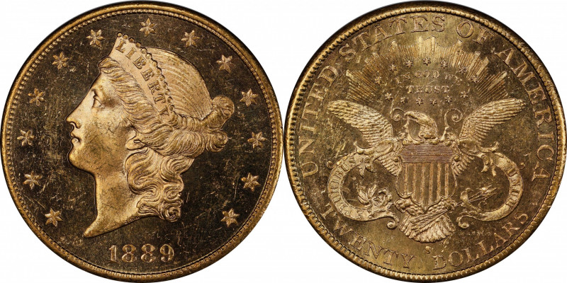 1889-S Liberty Head Double Eagle. MS-64 PL (PCGS). CAC.

An exceptional piece ...