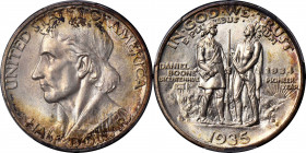 1935/34-D Boone Bicentennial Half Dollar. MS-67+ (PCGS). CAC.

An original and virtually pristine Boone half dollar with richly frosted luster blank...