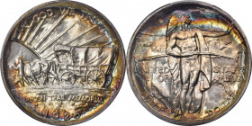 1926-S Oregon Trail Memorial Half Dollar. MS-66 (PCGS). CAC.

Among the most vividly toned examples of the type that we have ever handled. Snowy-whi...