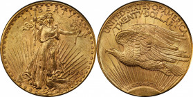1926-D Saint-Gaudens Double Eagle. MS-63+ (PCGS). CAC.

This honey-rose example displays sharp striking detail and lovely mint luster. Like many lat...