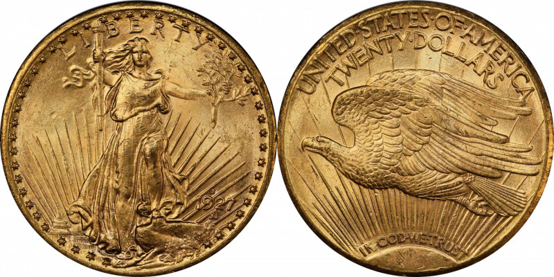 1927-S Saint-Gaudens Double Eagle. MS-64 (PCGS). CAC.

This is an exceptional ...